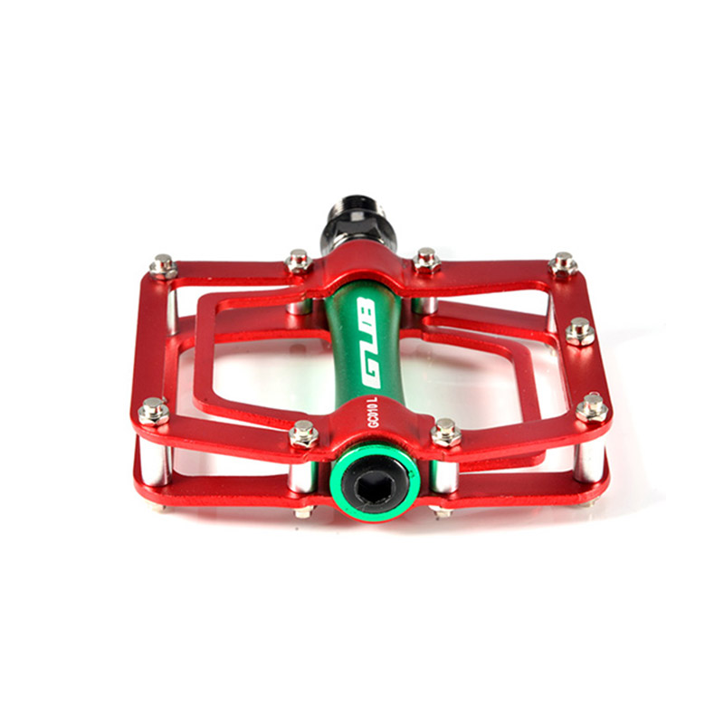 Color mixing Cycling Pedals Professional MTB Road Bike Pedals Aluminum Anti-slip Bicycle Flat Platform Pedals Riding Parts
