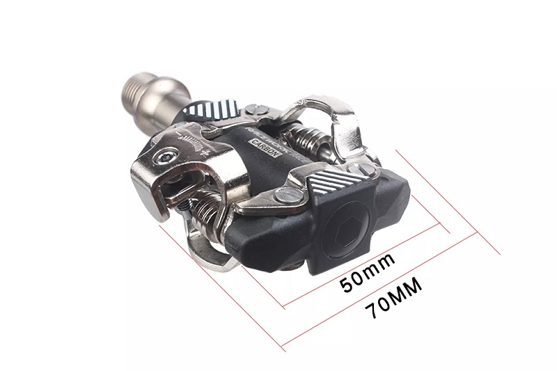 Mtb Pedals Mountain Bike Automatic Pedalen Clip Bicycle Paddle Spd Cleats Footrest Self-locking for Cycling Bearings