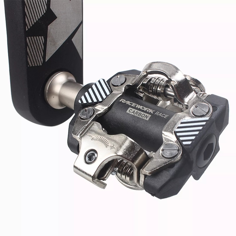 Mtb Pedals Mountain Bike Automatic Pedalen Clip Bicycle Paddle Spd Cleats Footrest Self-locking for Cycling Bearings