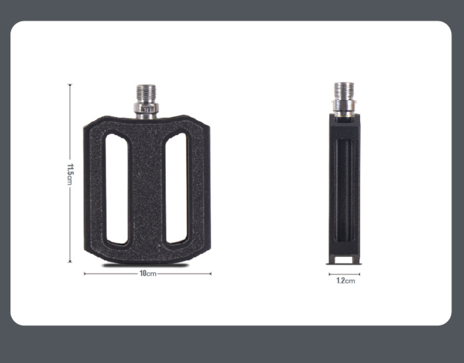 Bicycle Urban Flat Pedals Ultimate Platform Bike Pedal for City and Trekking, E-Bike, BMX, Fixie and Single Speed