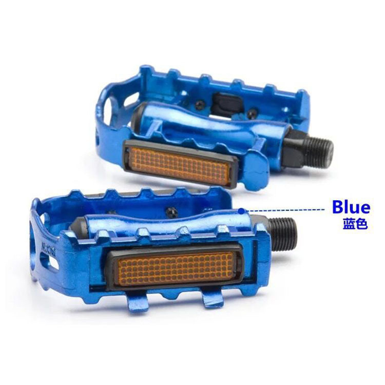 2pcs Aluminum alloy pedals for mountain bikes all aluminum pedals for bicycles color pedals accessories