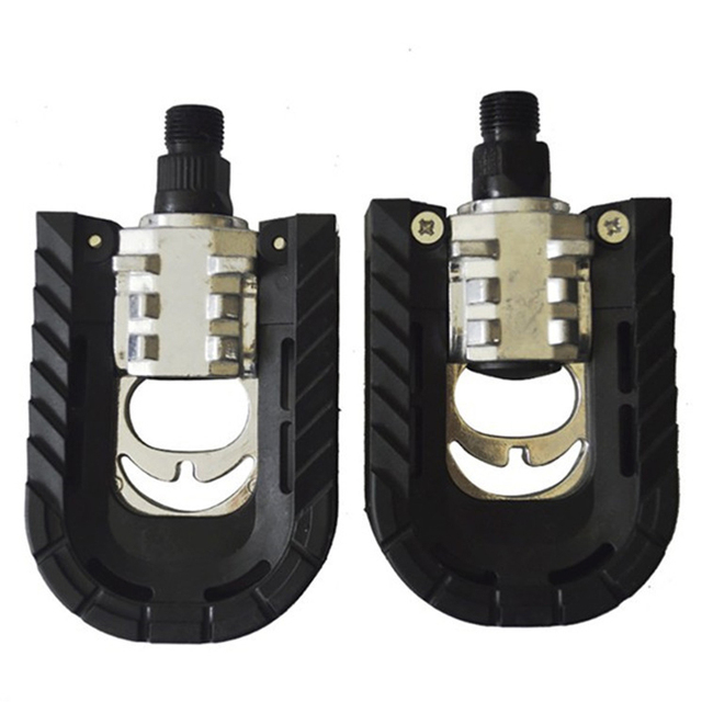 1pair Bicycle Bike Pedals Aluminum Alloy Folding Cycling Nylon Road Mtb Pedals Flat Platform Bicycle Parts Accessories