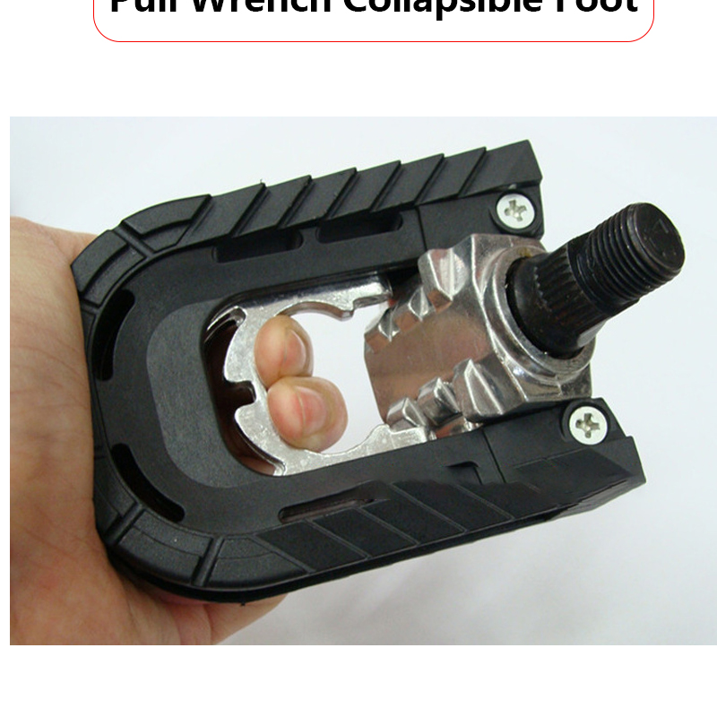 1pair Bicycle Bike Pedals Aluminum Alloy Folding Cycling Nylon Road Mtb Pedals Flat Platform Bicycle Parts Accessories