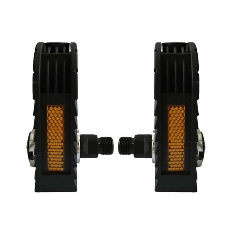 1pair Bicycle Bike Pedals Aluminum Alloy Folding Cycling Nylon Road Mtb Pedals Flat Platform Bicycle Parts Accessories