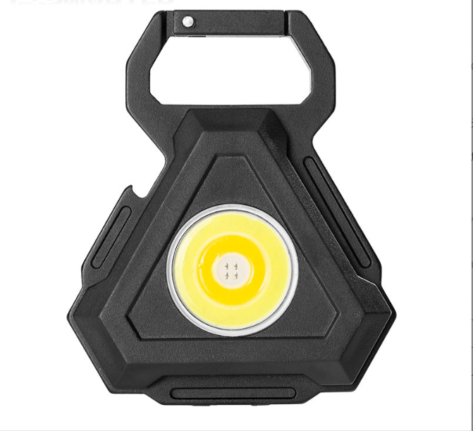 1pcs Mini Led Working Light Portable Pocket Flashlight USB Rechargeable Light Camping Outside Keychains COB Corkscrew Lantern