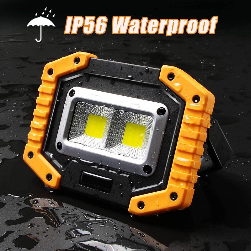 1pcs Led Portable Spotlight Led Work Light Rechargeable Outdoor Lampe For Hunting Camping Latern Flashlight