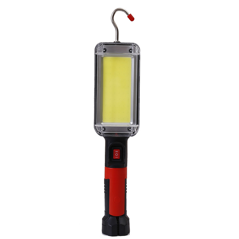 1pcs USB Rechargeable COB Work Light Portable LED Flashlight Adjustable 2Mode Waterproof Magnet Design Camping Lantern