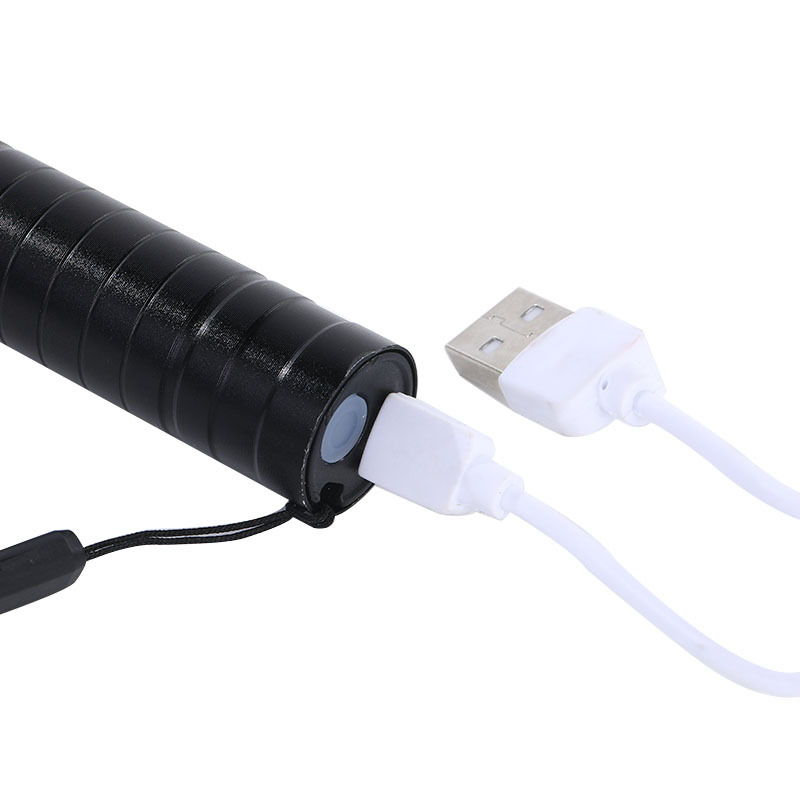 Portable USB Rechargeable LED Flashlight COB+XPE Built-In BatteryTactical Torch Flashlights 3Modes Work Light Emergency Lanterna