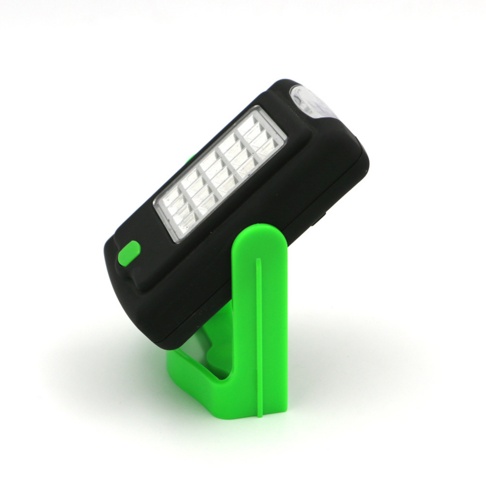 1pcs Magnetic Work Light Flashlight Super Bright 23LED Pocket Lamp with Folding Hanging Hook for Outdoors Lighting Torch