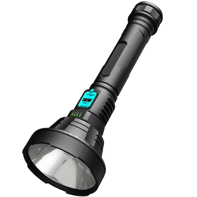 D2 Powerful Led Flashlight Tactical Flash Light Torch Waterproof Camping Hand Light Usb Rechargeable Self Defense Edc Lamp