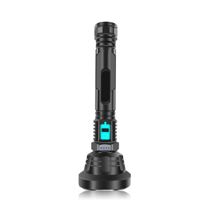 D2 Powerful Led Flashlight Tactical Flash Light Torch Waterproof Camping Hand Light Usb Rechargeable Self Defense Edc Lamp