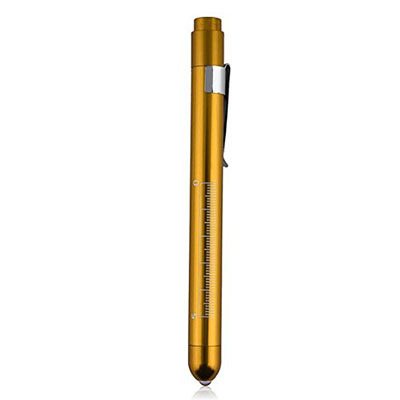 1pcs Medical Flashlight Lanterna With Pupil Gauge LED Pen Light Torch Lamp Outdoor Camping Work Light For Doctor Nurse Diagnostic