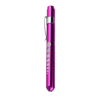 1pcs Medical Flashlight Lanterna With Pupil Gauge LED Pen Light Torch Lamp Outdoor Camping Work Light For Doctor Nurse Diagnostic