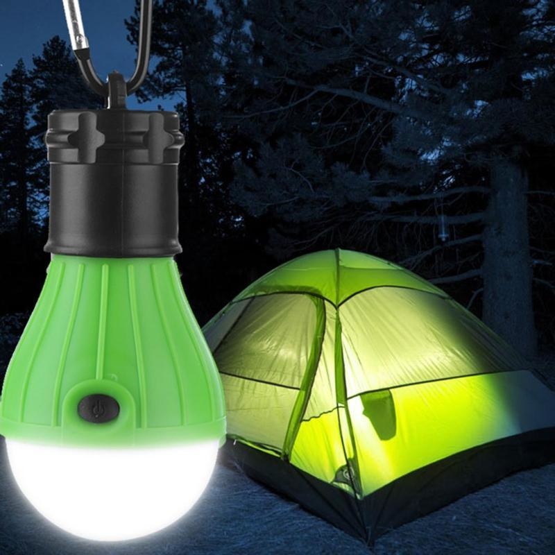 1pcs Portable LED Camping Tent Light LED Lanterna Flashlight Torch Lamp Work Light Backpacking Fishing Emergency Battery Powered