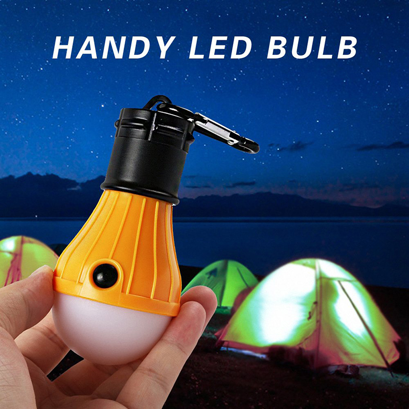 1pcs Portable LED Camping Tent Light LED Lanterna Flashlight Torch Lamp Work Light Backpacking Fishing Emergency Battery Powered