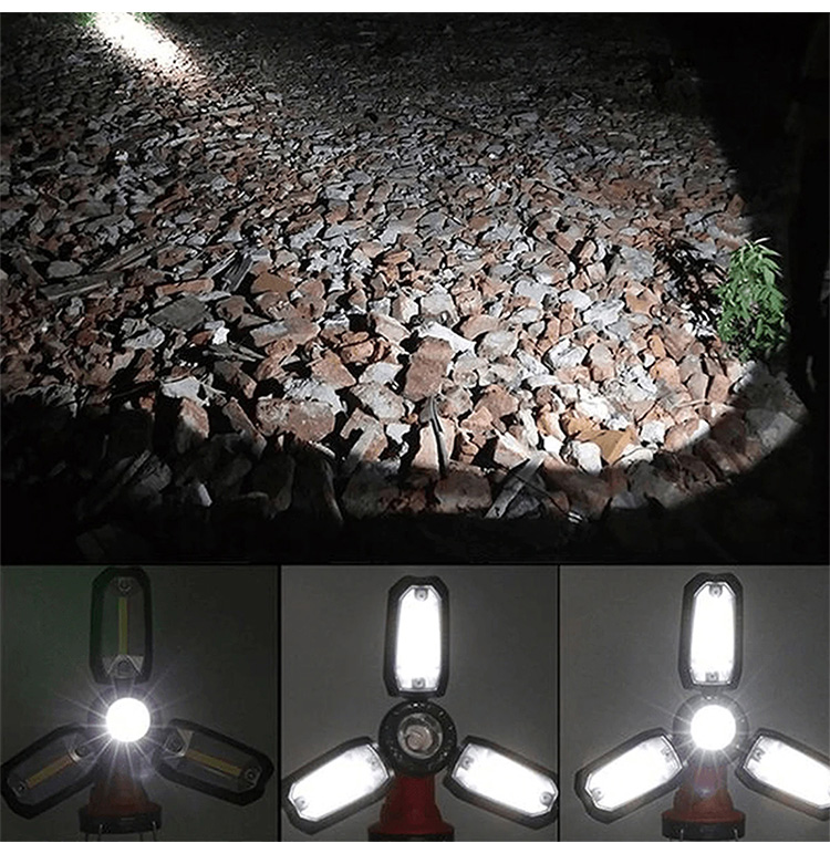 Multifunctional Built-in Battery USB Rechargeable Outdoor Repair Emergency Work Light