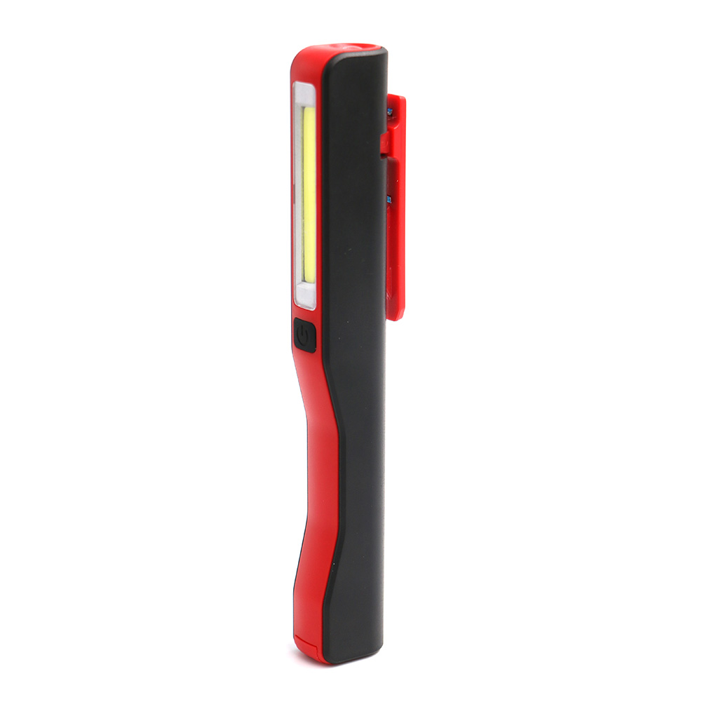 Mini COB LED Flashlight Emergency Working Light with Magnet Pocket Clip Super Bright Camping Multi-purpose Penlight Torch Lamp