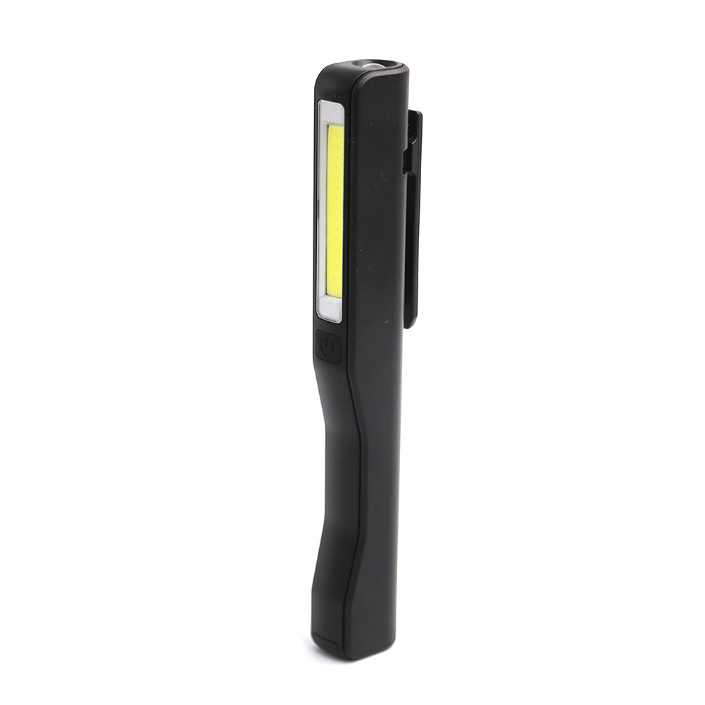 Mini COB LED Flashlight Emergency Working Light with Magnet Pocket Clip Super Bright Camping Multi-purpose Penlight Torch Lamp