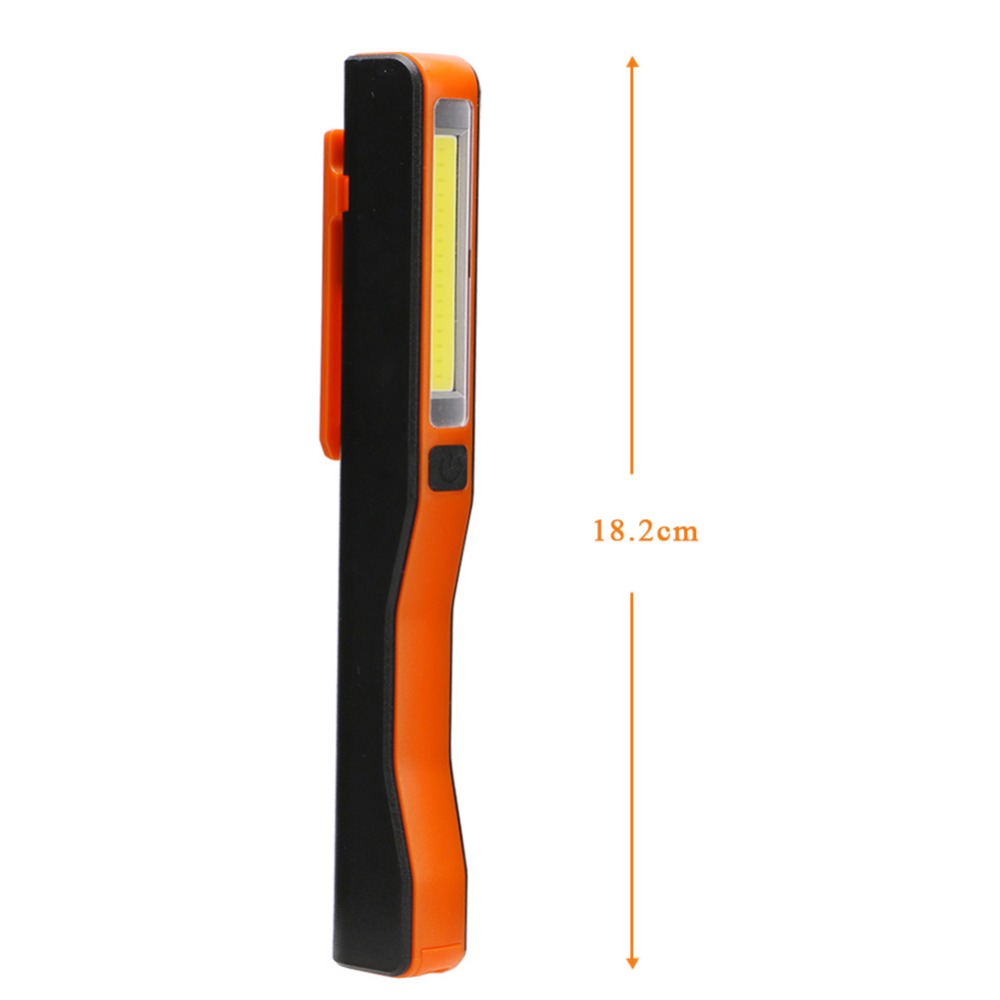 Mini COB LED Flashlight Emergency Working Light with Magnet Pocket Clip Super Bright Camping Multi-purpose Penlight Torch Lamp