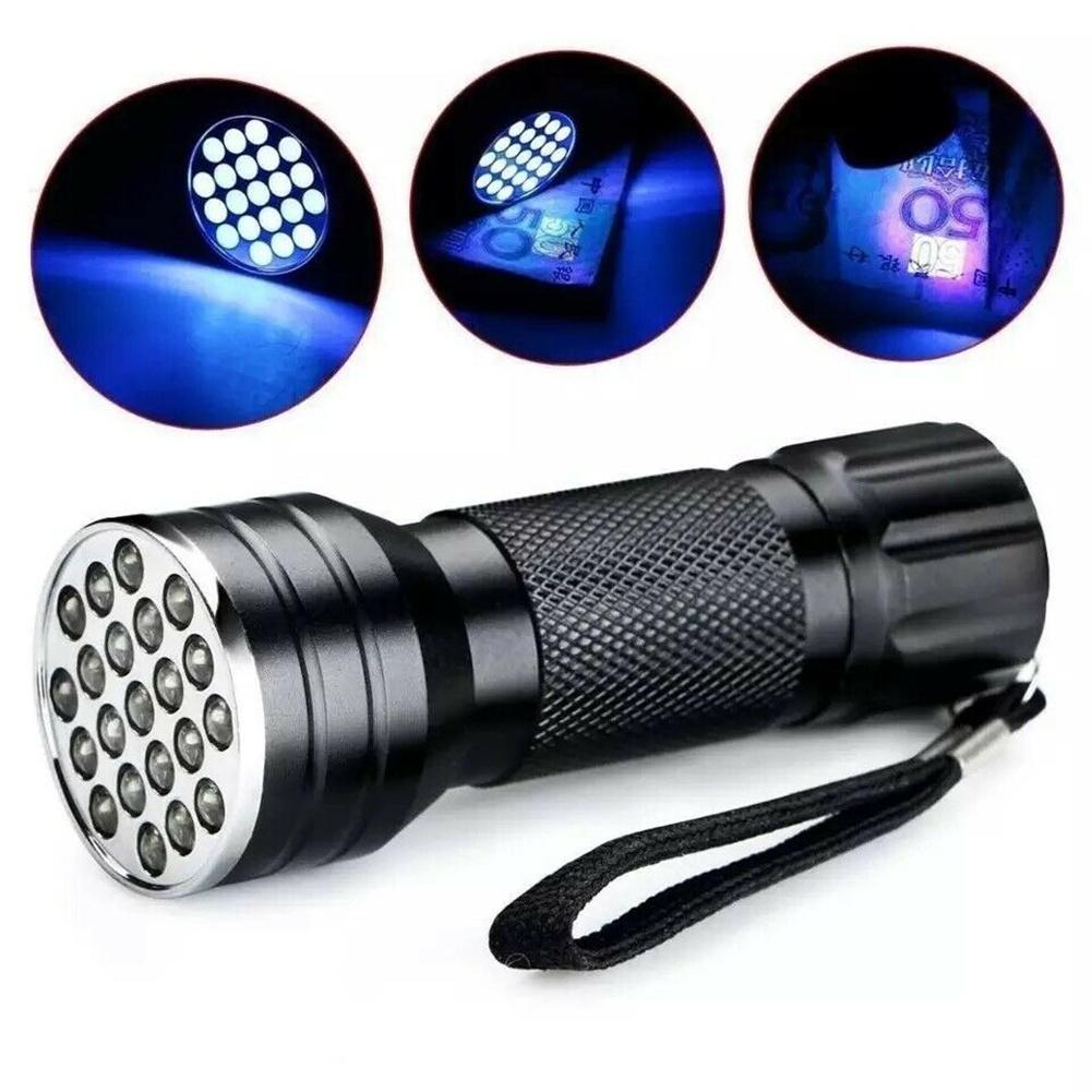 Uv Flashlight Pet Urine Stain Detector Multi-Functional Tools Home Outdoor Mini Flashlight Ultraviolet Lamp Portable Lighting