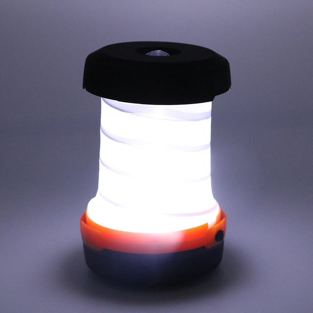 1pcs Multifunction Collapsible Outdoor Tent Lights LED Portable Outdoor Flashlight Mini  Lamp Emergency  Pocket lantern Camping