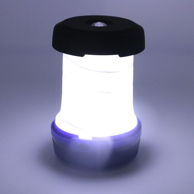 1pcs Multifunction Collapsible Outdoor Tent Lights LED Portable Outdoor Flashlight Mini  Lamp Emergency  Pocket lantern Camping