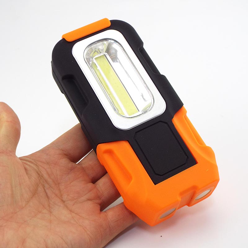 Outdoor Hook LED Light with Magnetic Sandblasting COB Light Strong Light Work Light Magnetic Car Repair Camping Work Light