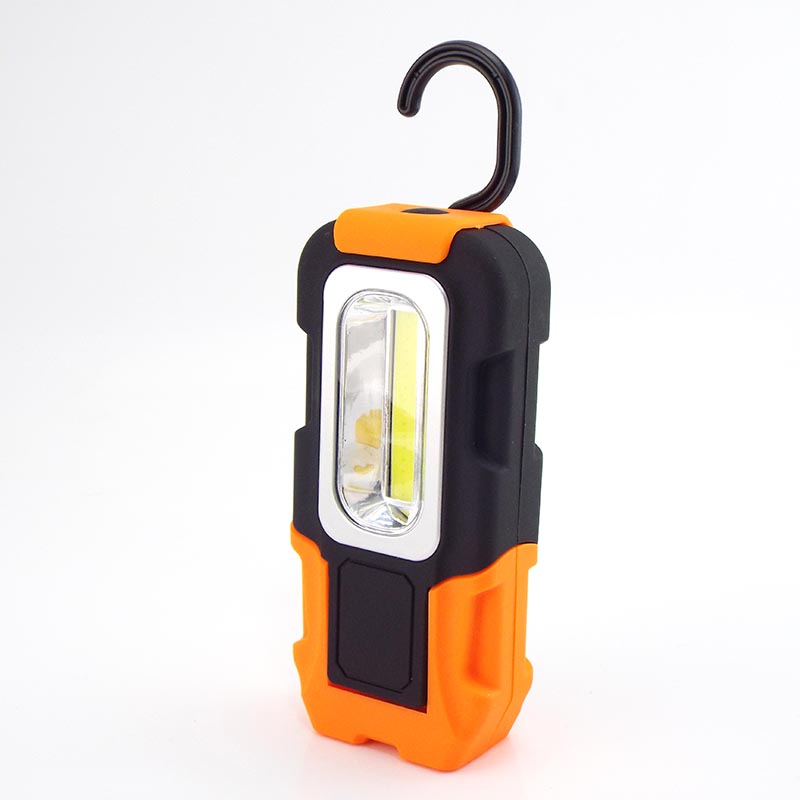 Outdoor Hook LED Light with Magnetic Sandblasting COB Light Strong Light Work Light Magnetic Car Repair Camping Work Light