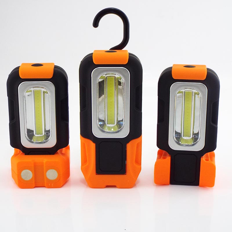 Outdoor Hook LED Light with Magnetic Sandblasting COB Light Strong Light Work Light Magnetic Car Repair Camping Work Light