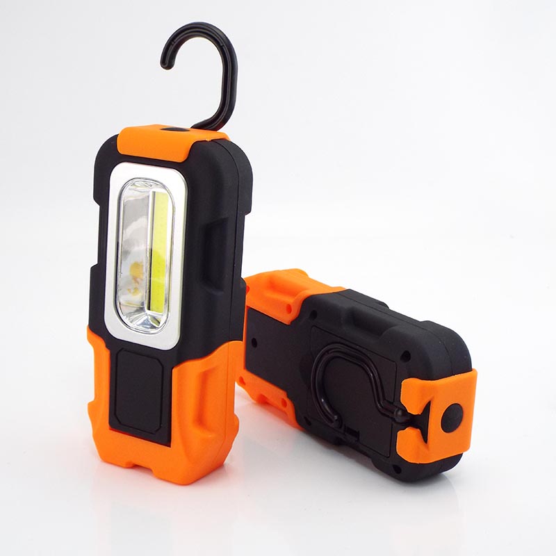 Outdoor Hook LED Light with Magnetic Sandblasting COB Light Strong Light Work Light Magnetic Car Repair Camping Work Light