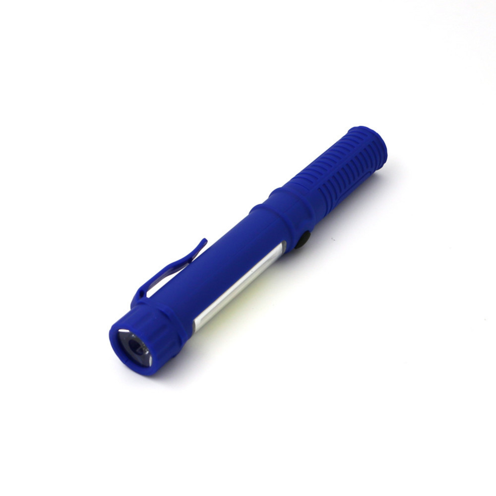 1pcs Portable Mini COB+LED Flashlight Powerful Inspection Waterproof Torch Car Repair Work Light with Magnetic Tail Outdoor Fishing