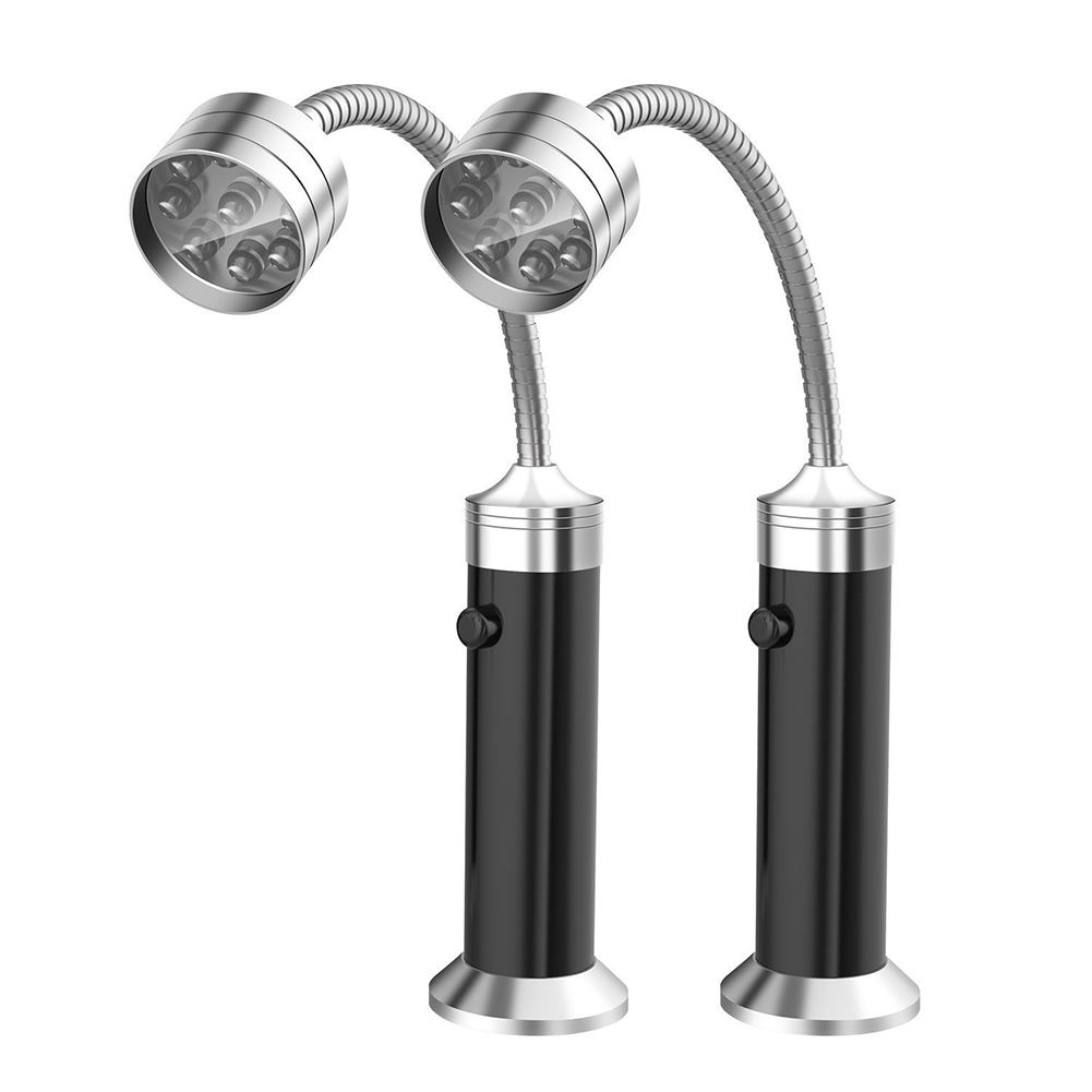 1pcs LED Flashlight BBQ Grill Light Outdoor Super Bright Magnetic Base Barbecue Lights Soft Tube Torch Lighting Lamp Adjustable