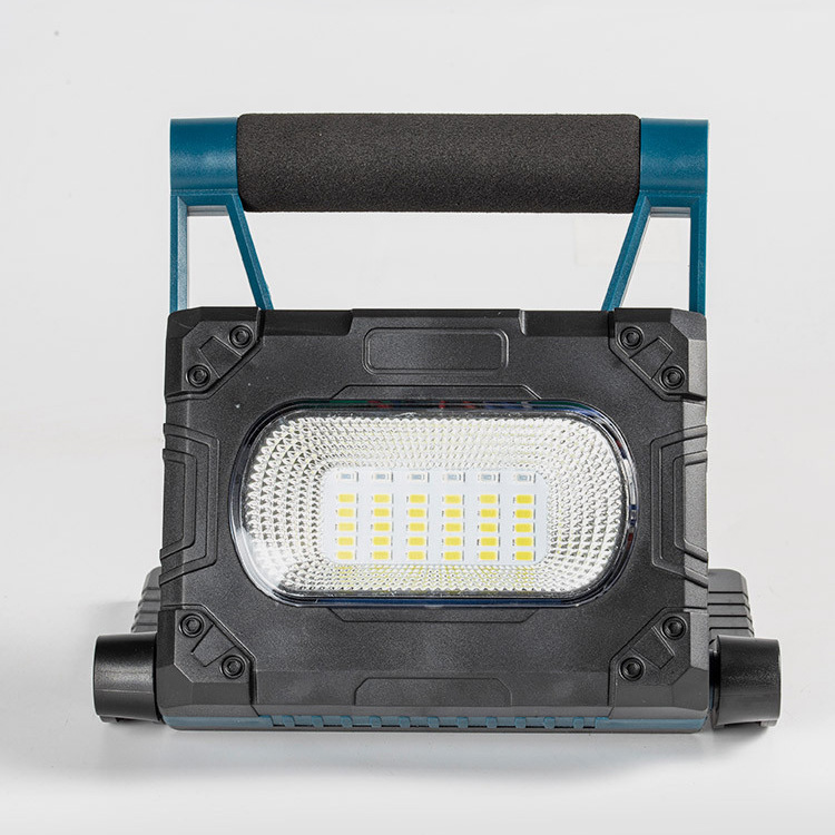 1pcs Portable Work Light Solar Work Lamp Searchlight USB Rechargeable Flashlight Camping Light Waterproof Outdoor Solar Lamp