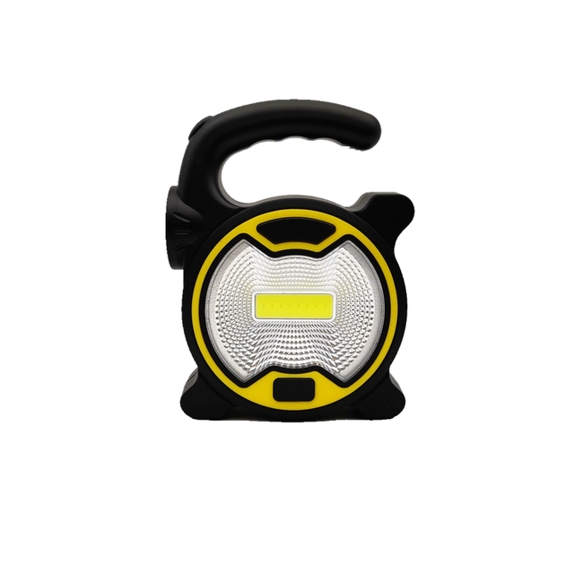 1pcs Portable spotlight 1W LED and 3W COB work lamp mini powerful handle lantern camping fishing cheap price