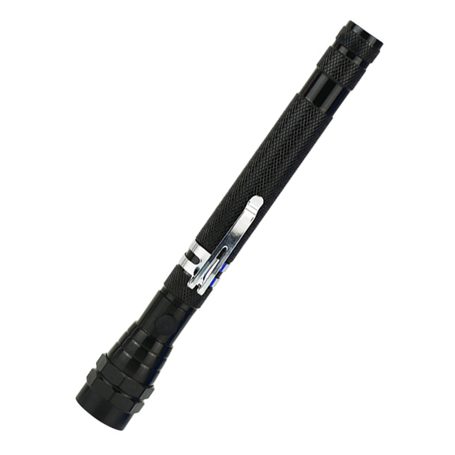 1pcs LED Flashlights Flexible Head Work Light Magnetic Tail Flashlight 3 LED Torch Lamp Pick Up Tool Lamp Light