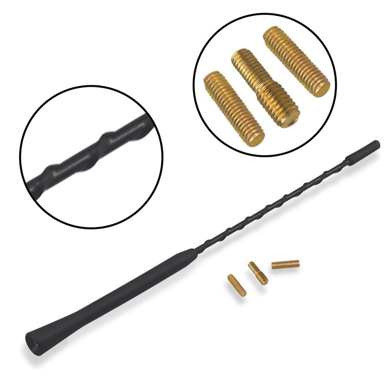 1pcs 9/11/16 Inch Universal Car Roof Mast Whip Stereo Radio FM/AM Signal Aerial Amplified Antenna Mast Whip