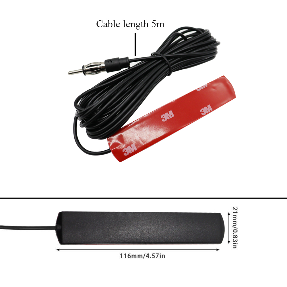1pcs Car Radio FM Antenna Universal Auto 5M Length Signal Amp Amplifier Marine Car Vehicle Boat RV Signal Enhance Device