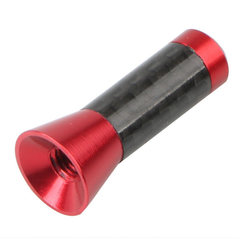 1pcs Universal 3.5cm Car Roof Antenna Enhanced Signal FM/AM Carbon Fiber Screw Metal Short Stubby Mast Car Radio Aerial Accessories