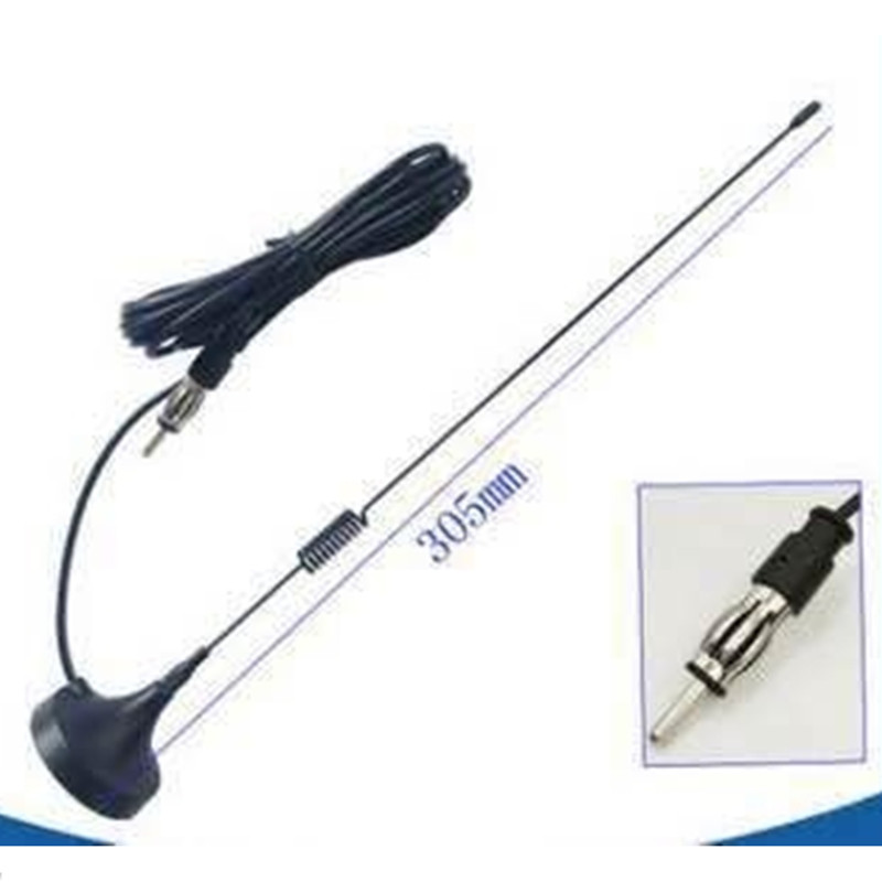1pcs Car Accessory Magnetic Base Roof Radio FM AM Signal Booster Antenna