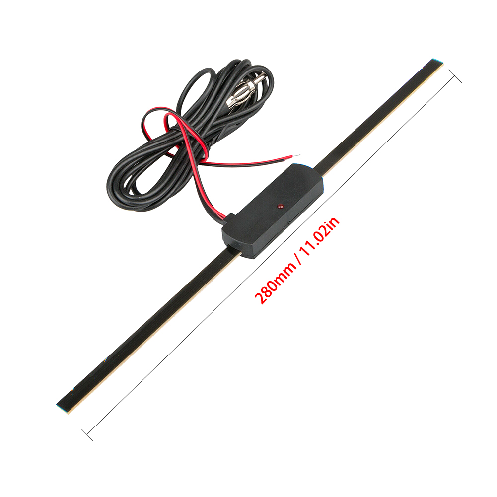 Car Am Fm 12v Radio Antenna Signal Amplifier Booster Windshield  Universal Antena For Automobiles Parts Accessories Tools