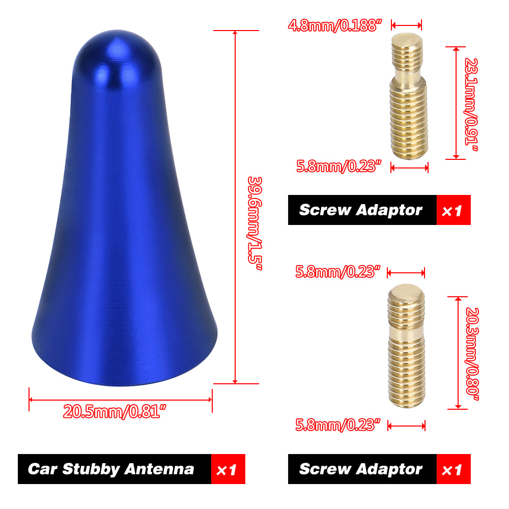 For Vf Holden Commodore Ss Ssv Sv6 Redline Aluminum Auto Parts Decorative Roof Antenna Car Retrofit Short Antenna Car Accessorie