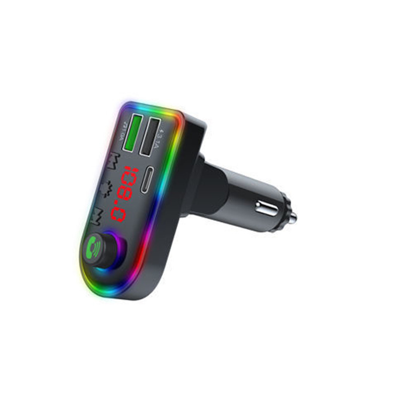 1pcs Auto FM Transmitter Bluetooth Handsfree Car Audio MP3 Player USB 3.1A Charger Radio Adapter