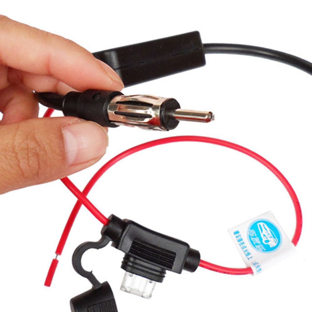 Universal Practical FM Signal Amplifier Anti-interference Car Antenna Radio Universal FM Booster Amp Automobile Parts