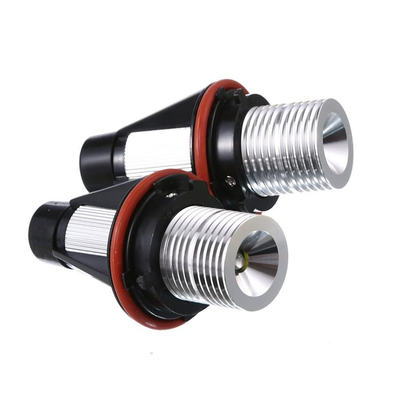 2pcs LED Halogen Car Headlight Angel Eye Light Green Blue Red Yellow White Light For BMW Angel Eyes Lights Bulbs