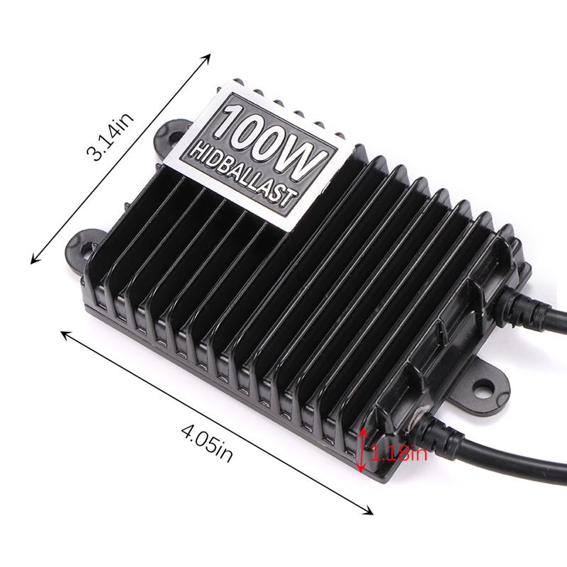 1pcs New 100W for HID Xenon Lamp Ballast Kit 12V Portable Auto Car Headlight Lamp Ballast Slim HID Ballast High Quality Durable