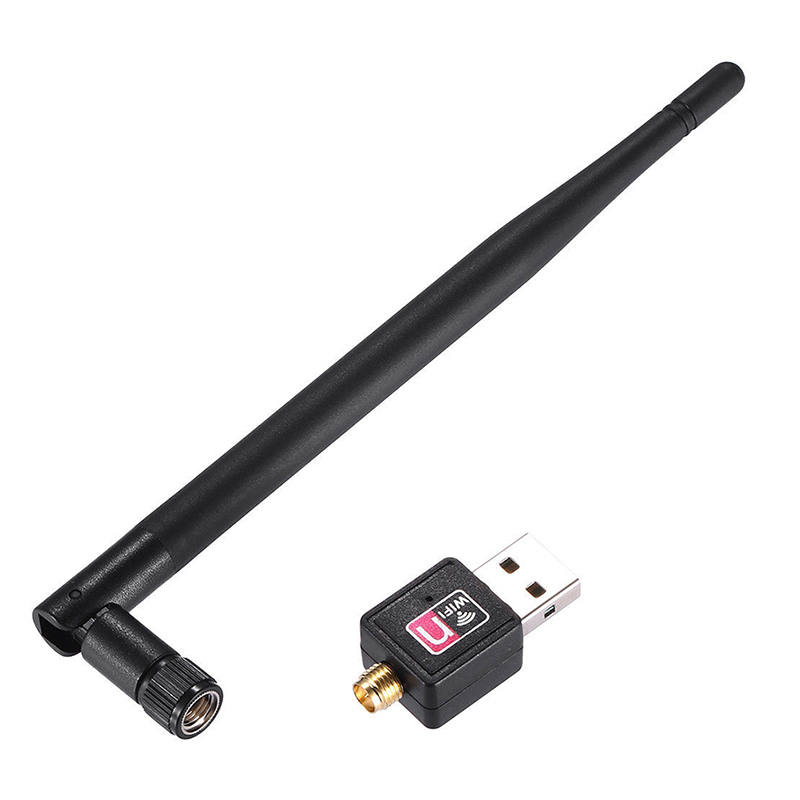 USB Wireless Wifi Adapter USB Ethernet Adapter Network Card wi-fi Receiver For Windows Mac PC Antenna version