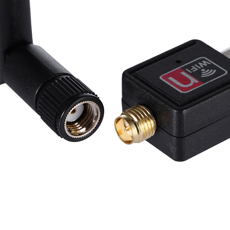USB Wireless Wifi Adapter USB Ethernet Adapter Network Card wi-fi Receiver For Windows Mac PC Antenna version