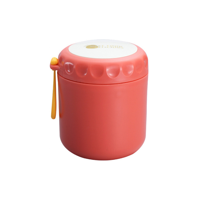 400ml 304 Stainless Steel Mini Thermal Pot Portable Sealing Leak Proof Baby Milk Cup Fashion Soup Box