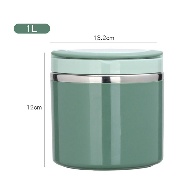 Lunch Box Breakfast Cup Soup Cup 630ML 1000ML Stainless Steel Lunch Box Office Worker Student Portable Food Box