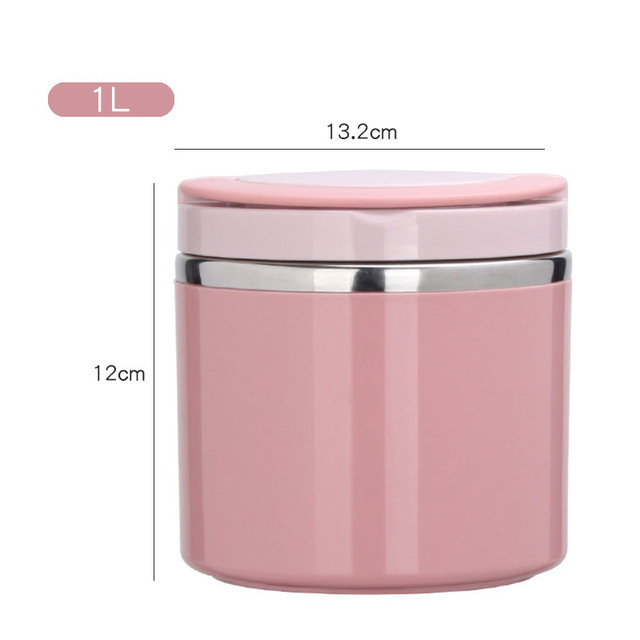 Lunch Box Breakfast Cup Soup Cup 630ML 1000ML Stainless Steel Lunch Box Office Worker Student Portable Food Box